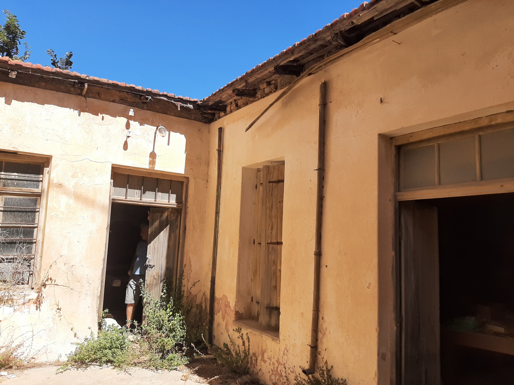 Old village house, inner courtyard